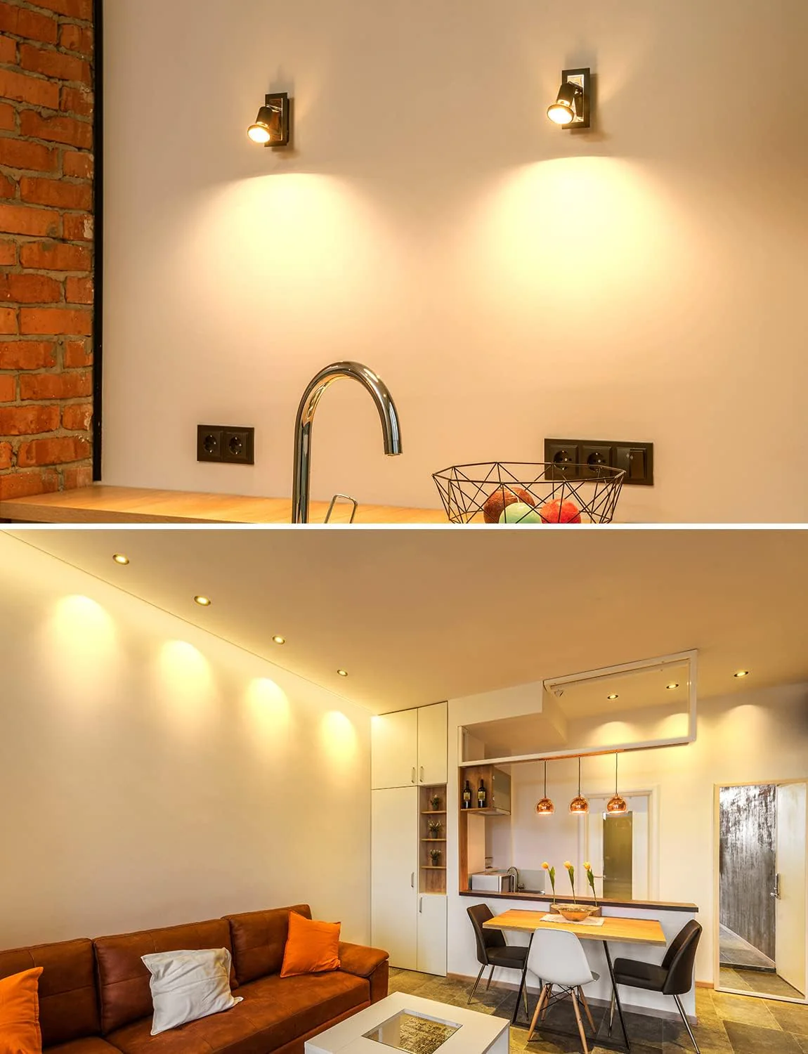 Lepro GU10 LED Bulbs, Warm White 2700K, 4W 345lm, 50W Halogen Spotlight Bulb Equivalent, Energy Saving GU10 LED Light Bulbs, 100° Wide Beam, Non-dimmable, Pack of 10 - Image 7