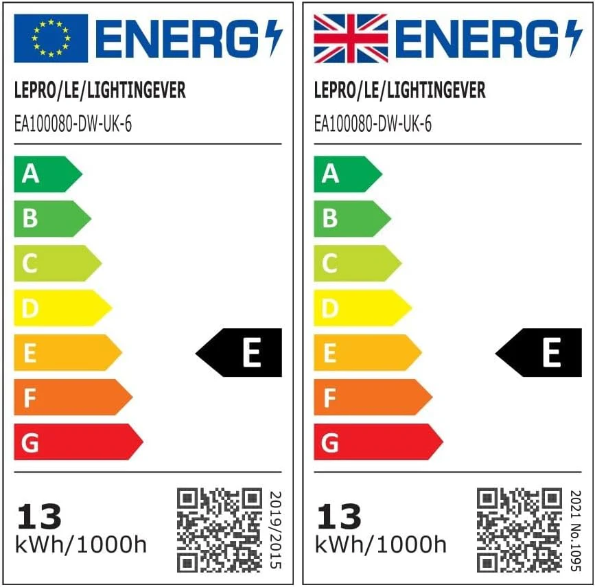Lepro Bayonet Light Bulbs 100W Equivalent, Cool White 6500K, 13W 1520lm Super Bright Daylight B22 LED Bulbs, BC GLS Energy Saving, Non-dimmable, Pack of 6 - Image 8
