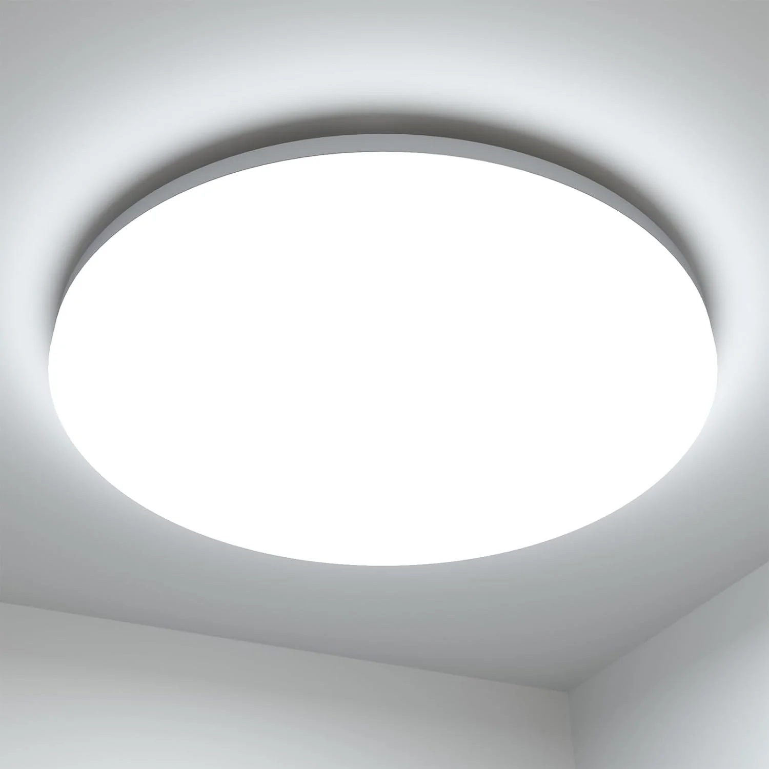 Lepro Bathroom Light, 15W 1500lm Ceiling Lights, 100W Equivalent, Waterproof IP54, Small, Dome, Modern, Flush Ceiling Light for Kitchen, Bulkhead, Toilet, Porch, Bedroom, Utility Room and More - Image 2