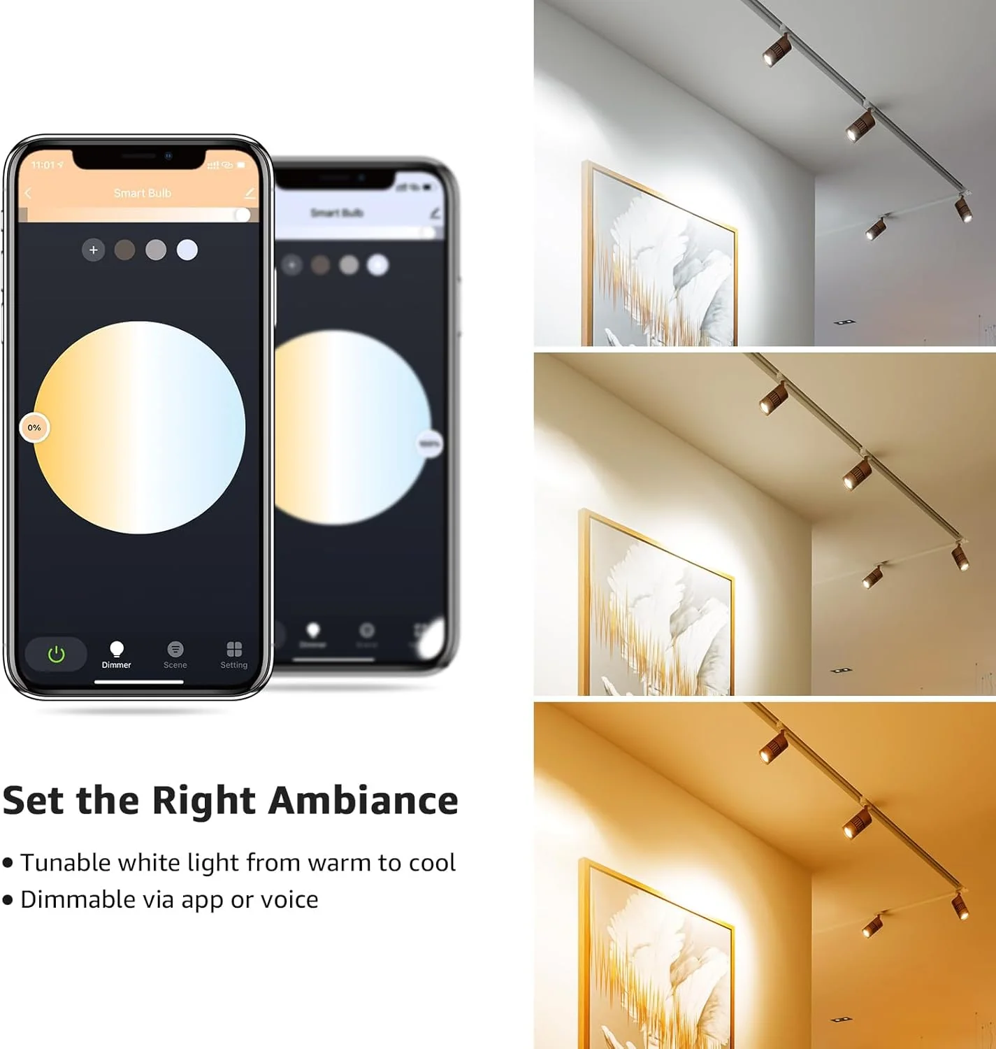 Lepro GU10 Smart Bulb, Dimmable Smart Light Bulb GU10, 4.5W 385lm, CCT Warm to Cool Daylight GU10 LED Spotlight Bulbs, Compatible with Alexa and Google Home, Pack of 4 (2.4GHz WiFi Only) - Image 2