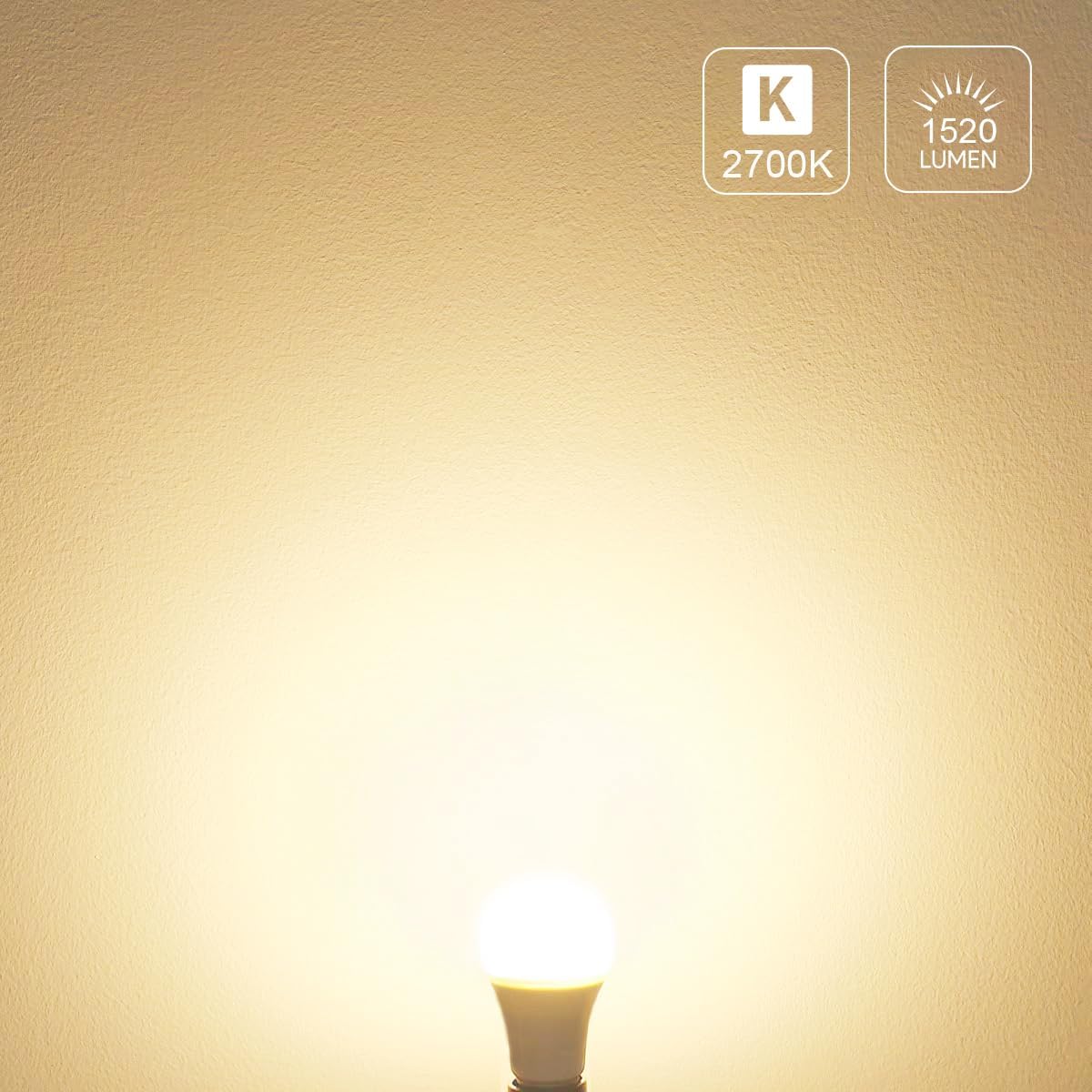 Lepro Bayonet Light Bulbs 100W Equivalent, Warm White 2700K, 13W 1520lm Super Bright LED Bayonet Bulb, B22 LED Bulbs, BC GLS Energy Saving Lightbulbs Bayonet, Non-dimmable, Pack of 6 - Image 2