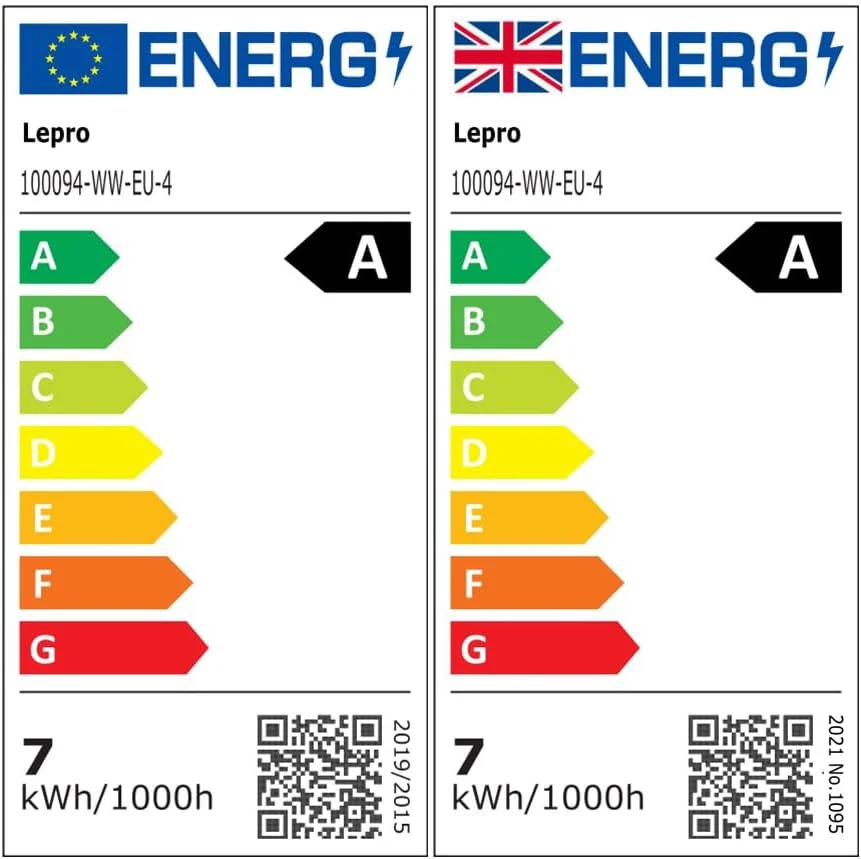 Lepro E27 Screw Bulb Vintage, Ultra Efficient A-Rated GLS Bulb, 7.2W = 100W, 1521lm, 2700K Warm White, 50000H Lifespan, Clear Filament, Glass, Non-dimmable, Pack of 4 - Image 10
