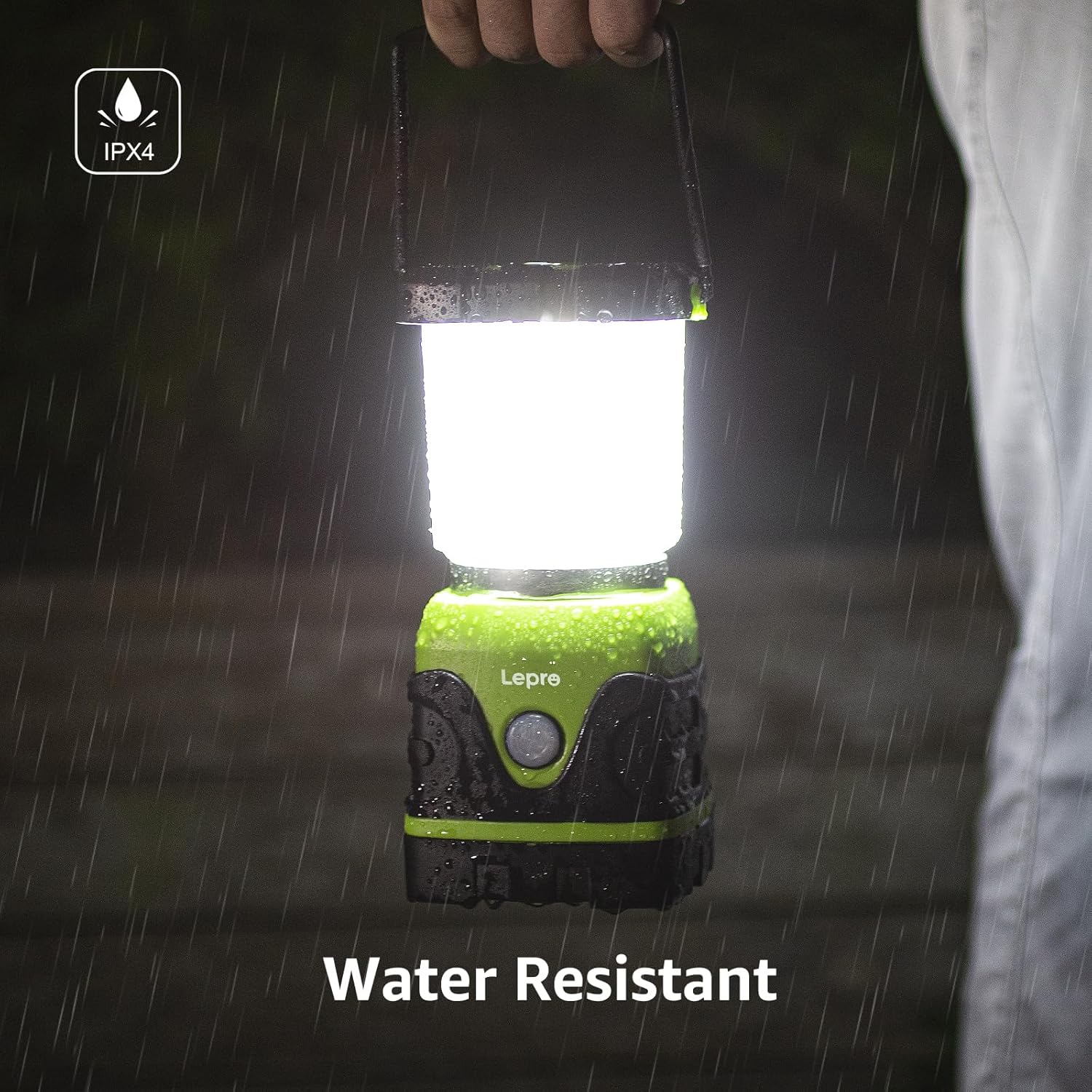 Lepro Battery Camping Lantern, 1500 Lumen Camping Light Battery Powered, Dimmable Warm White and Cool White Modes, Battery Lantern for Power Cuts, Emergency Lighting, Suit for Hiking, Fishing, Tents - Image 5