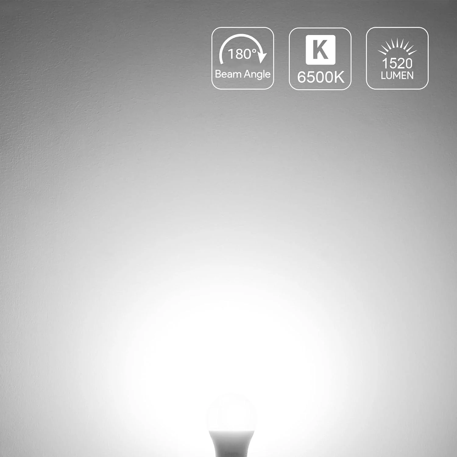 Lepro Bayonet Light Bulbs 100W Equivalent, Cool White 6500K, 13W 1520lm Super Bright LED Bayonet Bulb, Daylight B22 LED Bulbs, BC GLS Energy Saving Lightbulbs Bayonet, Non-dimmable, Pack of 12 - Image 2