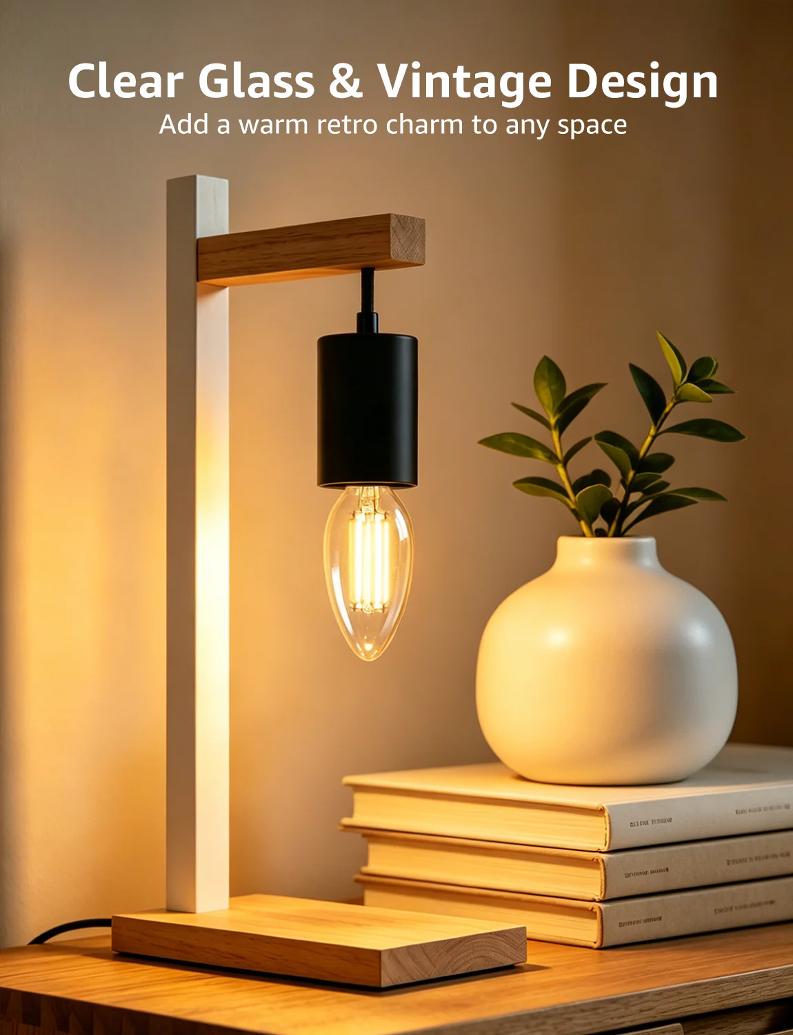 Lepro E14 LED Light Bulb A-Rated, Warm White 2700K, Ultra-efficient E14 Candle Bulb C35, 2.2W = 40W, 470lm, 50000H Lifespan, Small Edison Screw SES, Clear Filament, Glass, Non-dimmable [Energy Class A] - Image 7