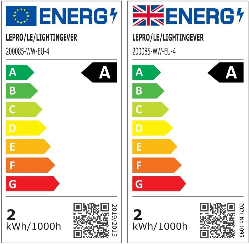 Lepro GU10 LED Bulbs Warm White, A Energy Class, 360LM, 2W (50W Equivalent), 38¡« Beam Angle, 50000H Life Span, 96% Energy Saving Spotlight Bulb, Non-Dimmable, 4 Packs - Image 9